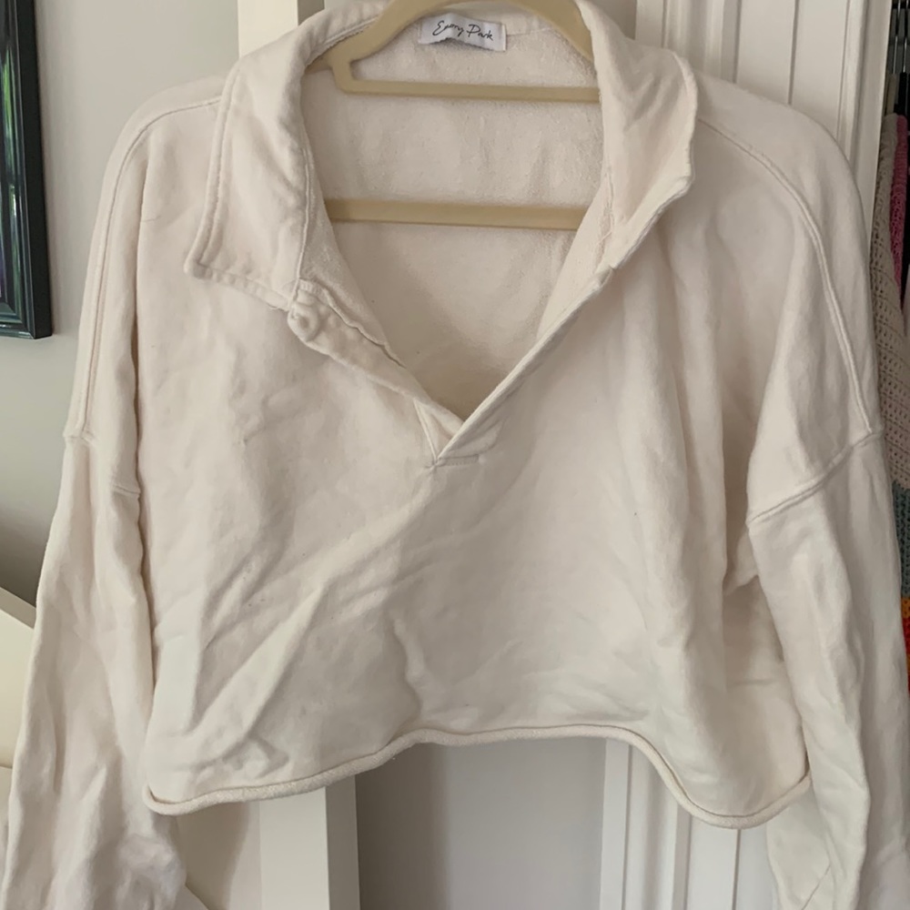 Cropped sweatshirt